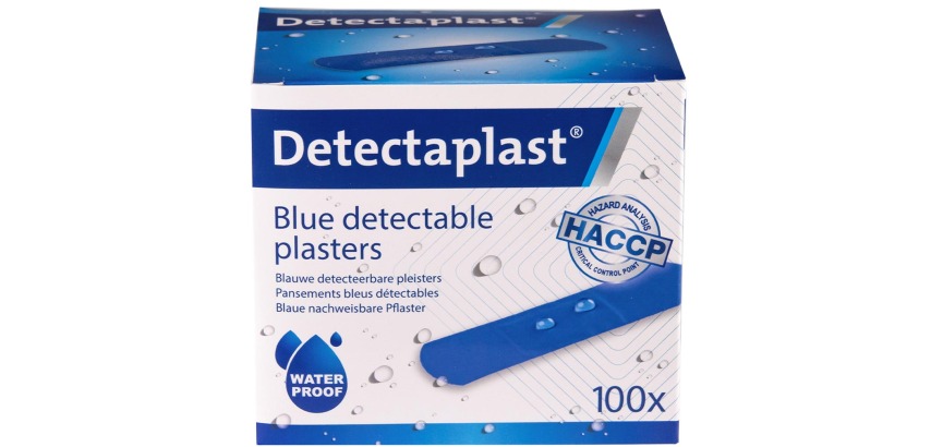 Waterproof blue dressing Detectaplast 19x72mm 100 pieces
