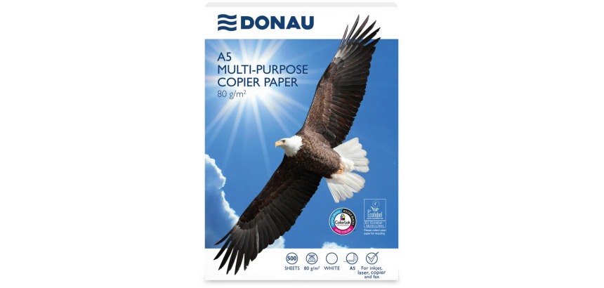DONAU papier d'impression ft A5, 80 g, paquet de 500 feuilles