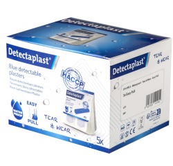Detectaplast Tear & Wear Waterproof Easy-Pull, ft 25 x 72 mm, 5 x 40 stuks