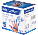 Detectaplast Assorted Blue Waterproof Bandages 100 Pieces