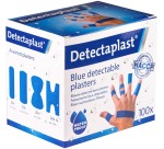 Detectaplast Assorted Blue Waterproof Bandages 100 Pieces