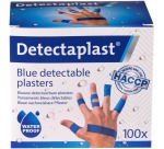 Detectaplast Assorted Blue Waterproof Bandages 100 Pieces