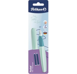 Pelikan Twist vulpen, op blister, groen (Neo Mint)