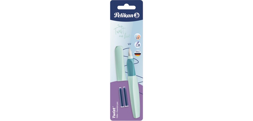 Pelikan Twist Füllfederhalter, im Blister, grün (Neo Mint)
