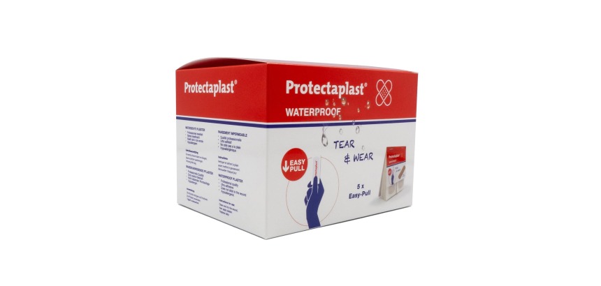 Protectaplast Tear & Wear Waterproof Easy-Pull, ft 25 x 72 mm, 5 x 40 pièces