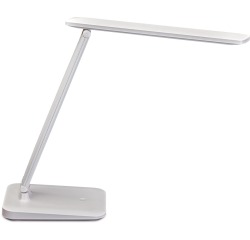 MAUL lampe de bureau Sally, LED, dimmable, sur pied, blanc
