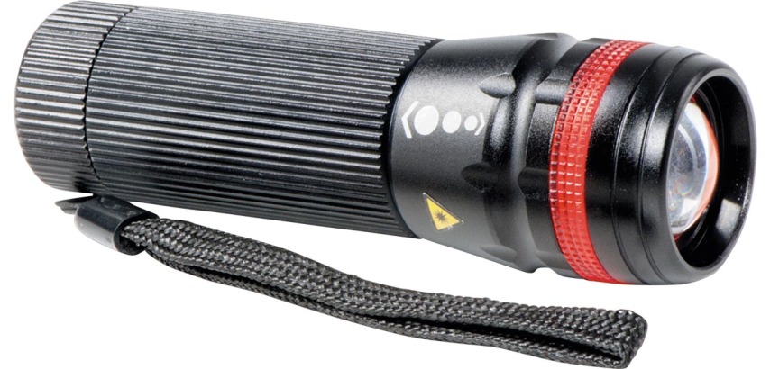 Lampe de poche MAULeos LED 10,5cm portée 150m 3W