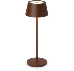 Lampe de table MAULnina LED batterie rechargeable dimmable marron