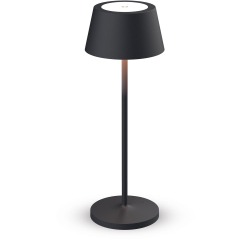 Wiederaufladbare, dimmbare LED-Tischlampe MAULnina Batterie Anthrazit