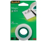 Scotch ruban adhésif Magic Tape, ft 19 mm x 25 m, blister avec 1 rouleau