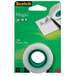 Scotch plakband Magic  Tape ft 19 mm x 25 m, blister met 1 rolletje