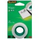 Scotch ruban adhésif Magic Tape, ft 19 mm x 25 m, blister avec 1 rouleau