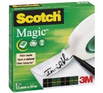 Scotch ruban adhésif Magic Tape ft 12 mm x 33 m