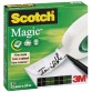 Scotch ruban adhésif Magic Tape ft 12 mm x 33 m