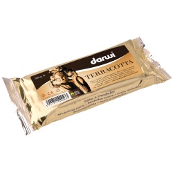 Darwi pâte à modeler Terracotta, paquet de 500 g