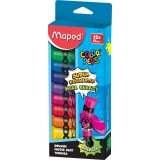 Maped Color'Peps gouache, tubes de 12 ml,  boîte distributrice avec 12 tubes en couleurs assorties