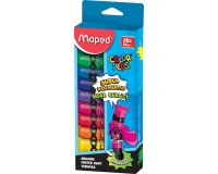 Maped Color'Peps plakkaatverf, tubes van 12 ml, ophangdoos met 12 tubes in geassorteerde kleuren