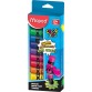 Maped Color'Peps gouache, tubes de 12 ml,  boîte distributrice avec 12 tubes en couleurs assorties