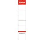 Etiquette dorsale Esselte Smal 30x158mm blanc 100 pièces