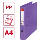 Esselte classeur à levier Power N°1 mauve, dos de 5 cm