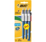 Bic 4 Colours Original ballpoint pen 4 colours, medium, 4 classic ink colours, blue body, blister pack
