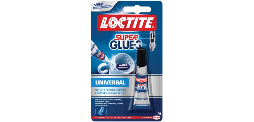 Loctite colle instantanée Super Glue Universal, sous blister