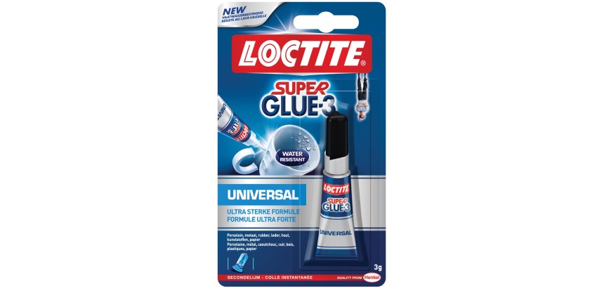 Loctite secondelijm Super Glue Universal, op blister
