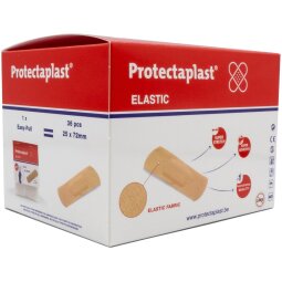 Protectaplast Tear & Wear Elastic Easy-Pull, ft 25 x 72 mm, 5 x 36 pièces