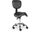 Amazon office chair with low backrest, hard casters, black