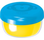 Maped Fingerfarbe Color'Peps Early Age, Packung mit 4 Flaschen à 80 ml in verschiedenen Farben