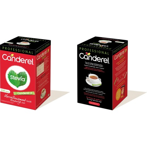 Édulcorant Stévia Canderel - Boîte distributrice de 250 sticks