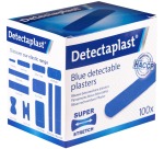 Elastic Textile Bandage Detectaplast Blue 19x72mm 100 Pieces
