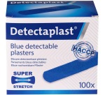 Elastic Textile Bandage Detectaplast Blue 19x72mm 100 Pieces