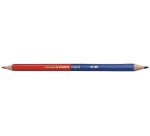 Two-tone Stabilo Original red/blue colored pencil.