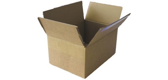 Verzenddoos, anderhalve golf, 4,5 mm, bruin, ft 305 x 215 x 150 mm