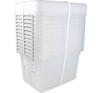 DONAU Home Aufbewahrungsbox, 15 Liter, transparent