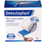 Pansement textile élastique Detectaplast bleu 6cmx5m