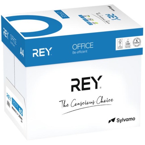 Rey Office Document papier d'impression ft A4, 80 g, boîte de 2500 feuilles