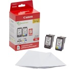 CANON PG 545XL + CL 546 Pack 2 cartouches noir et couleurs pour imprimante jet d'encre