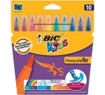 Bic Kids marqueur pinceau Visaquarelle, étui cartonné de 10 pièces