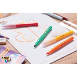 Bic Kids marqueur pinceau Visaquarelle, étui cartonné de 10 pièces