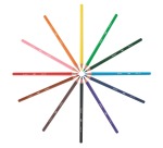 Kleurpotloden BicKids Evolution assorti etui à 12 stuks