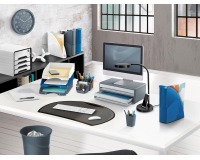 Mineral by Cep wandklok, magnetisch, diameter 30 cm, grijs