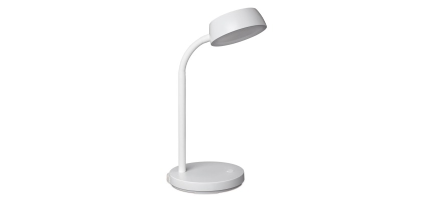MAULabby LED desk lamp with white base