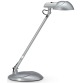 MAULstorm bureaulamp, LED, op voet, zilver