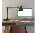 MAULstudy desk lamp, floor-standing, black