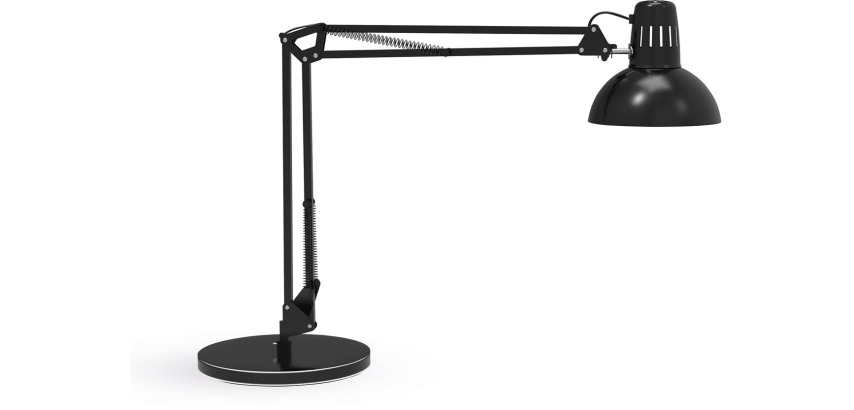 MAULstudy desk lamp, floor-standing, black