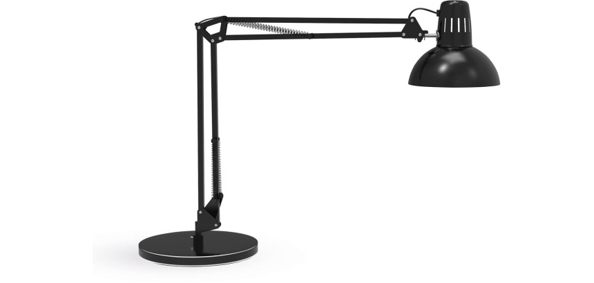 MAULstudy desk lamp, floor-standing, black