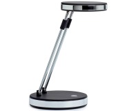 MAULpuck Schreibtischleuchte, LED, höhenverstellbar, Tageslicht, Schwarz
