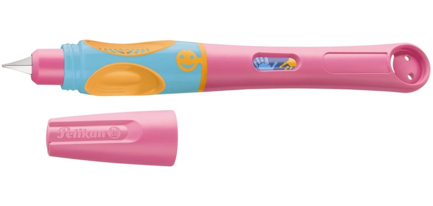 Griffix Lovely Pink fountain pen, for left-handers